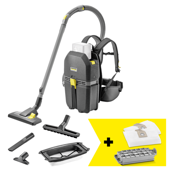 Akku-Rucksacksauger Profi Kärcher BVL 5/1 Bp Black HEPA Go!Further
